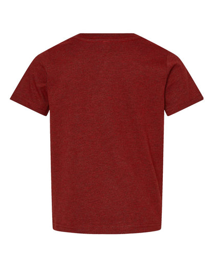 Rabbit Skins Toddler Fine Jersey Tee 3321 #color_Cardinal Blackout