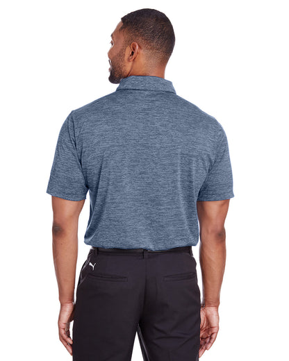Puma Golf Men's Icon Heather Polo 596801 #color_PEACOAT