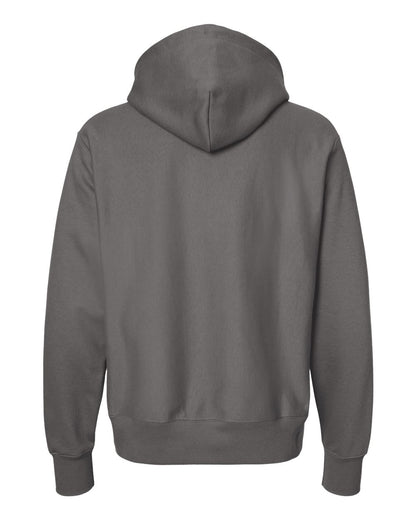 Champion Reverse Weave® Hooded Sweatshirt S101 #color_Stone Grey