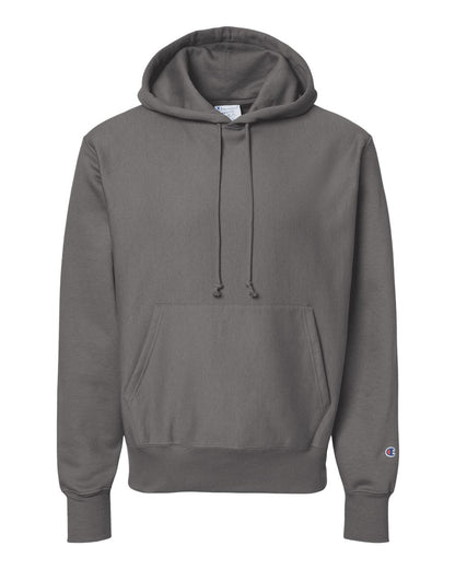 Champion Reverse Weave® Hooded Sweatshirt S101 #color_Stone Grey