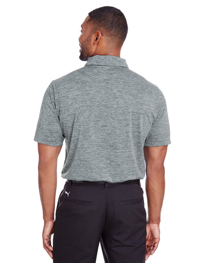 Puma Golf Men's Icon Heather Polo 596801 #color_QUIET SHADE