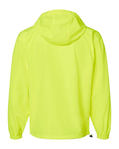 Champion Hooded Packable Quarter-Zip Jacket CO200 #color_Safety Green