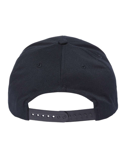 YP Classics CVC Snapback Cap 6389 #color_Black