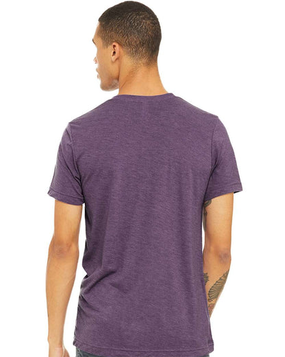 BELLA + CANVAS CVC Jersey Tee 3001CVC #colormdl_Heather Team Purple