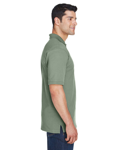 Harriton Men's Short-Sleeve Polo M200 #color_DILL