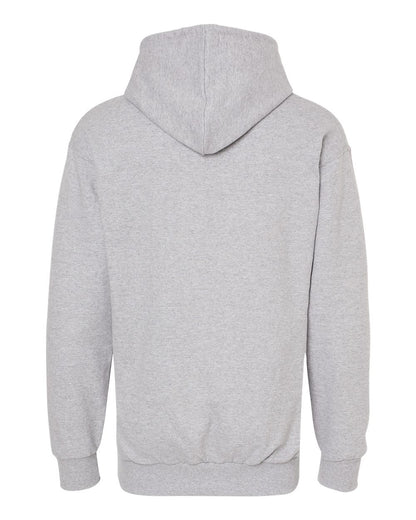 King Fashion Two-Tone Hooded Sweatshirt KF9041 #color_Sport Grey/ Red