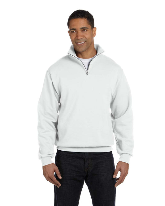 JERZEES Adult 8 oz. NuBlend® Quarter-Zip Cadet Collar Sweatshirt 995M