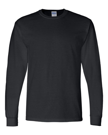 Gildan DryBlend® 50/50 Long Sleeve T-Shirt 8400 #color_Black