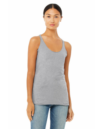 BELLA + CANVAS Ladies' Triblend Racerback Tank 8430 #color_ATH GREY TRIBLND