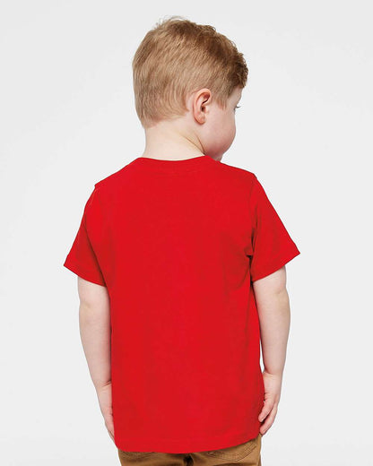 Rabbit Skins Toddler Fine Jersey Tee 3321 #colormdl_Red