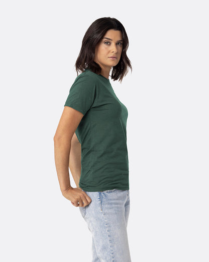 Next Level Apparel Unisex CVC Crewneck T-Shirt N6210 #color_HTHR FOREST GRN