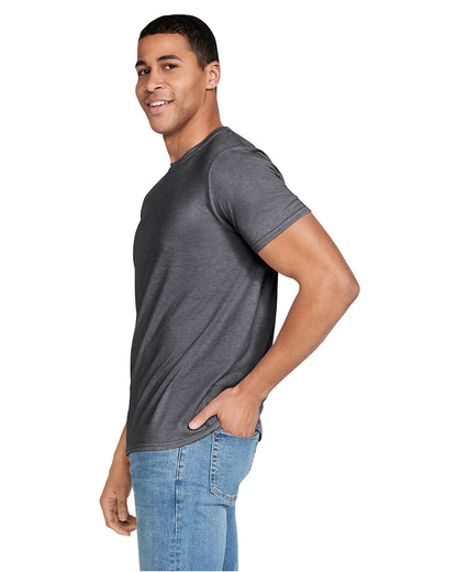 Gildan Adult Softstyle® T-Shirt G640 #color_HEATHER DK GREY