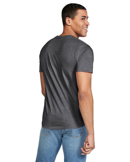 Gildan Adult Softstyle® T-Shirt G640 #color_HEATHER DK GREY