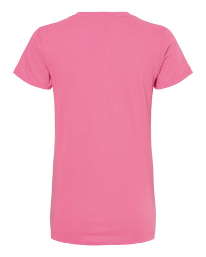 M&O Women's Gold Soft Touch T-Shirt 4810 #color_Azalea