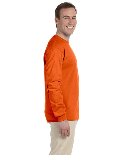 Gildan Adult Ultra Cotton® Long-Sleeve T-Shirt G240 #color_ORANGE