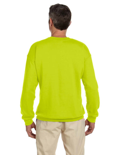 Gildan Adult Heavy Blend™ Fleece Crew G180 #color_SAFETY GREEN