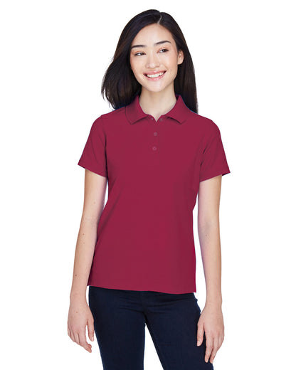 Harriton Ladies' Blend-Tek™ Polo M280W #color_WINE