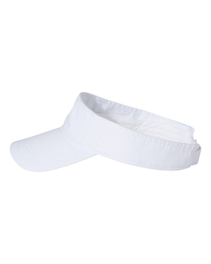 Valucap Bio-Washed Visor VC500 #color_White