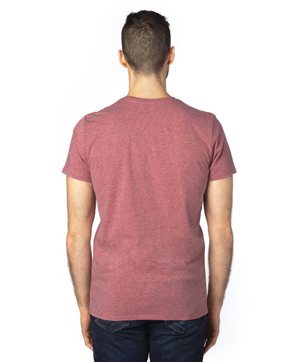 Threadfast Unisex Ultimate CVC T-Shirt 100A #color_MAROON HEATHER