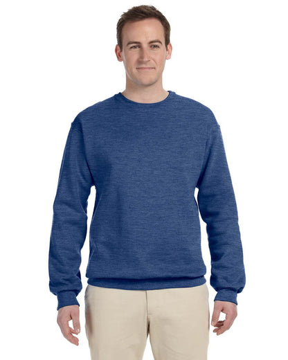 JERZEES Adult NuBlend® Fleece Crew 562 #color_VINTAGE HTH BLUE