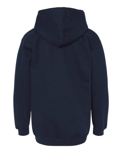 M&O Youth Fleece Pullover Hoodie 3322 #color_Navy