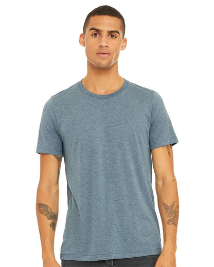 BELLA + CANVAS Triblend Tee 3413 #colormdl_Denim Triblend