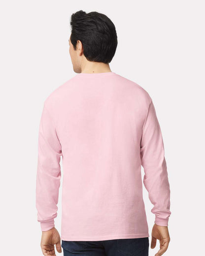 Gildan Ultra Cotton® Long Sleeve T-Shirt 2400 #colormdl_Light Pink