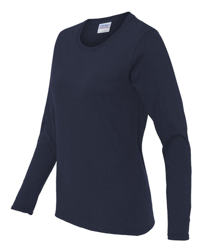 Gildan Heavy Cotton™ Women’s Long Sleeve T-Shirt 5400L #color_Navy