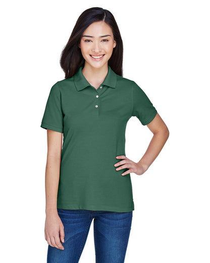 Harriton Ladies' Easy Blend™ Polo M265W #color_HUNTER