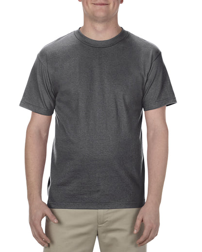 American Apparel Unisex Heavyweight Cotton T-Shirt AL1301 #color_HEATHER CHARCOAL