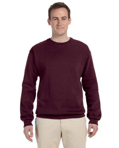 JERZEES Adult NuBlend® Fleece Crew 562 #color_MAROON