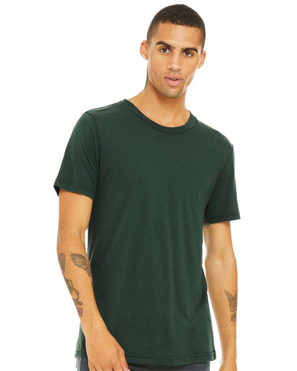 BELLA + CANVAS Triblend Tee 3413 #colormdl_Solid Forest Triblend