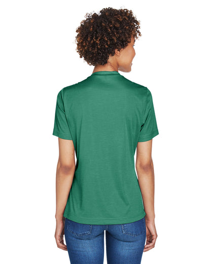Team 365 Ladies' Sonic Heather Performance T-Shirt TT11HW #color_SP FOREST HTHR