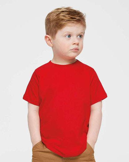 Rabbit Skins Toddler Fine Jersey Tee 3321 #colormdl_Red