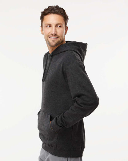 M&O Unisex Pullover Hoodie 3320 #colormdl_Jet Black Heather