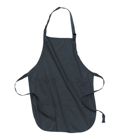 Atc Everyday Full Length Apron A100 #color_Coal Grey