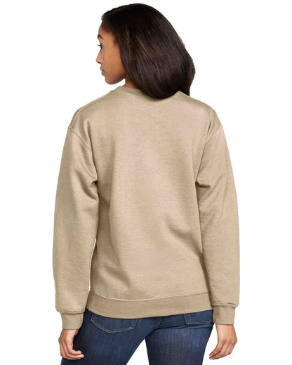 Gildan Adult Softstyle® Fleece Crew Sweatshirt SF000 #color_SAND