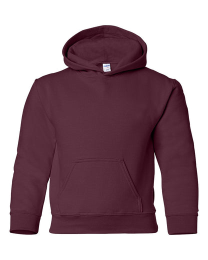 Gildan Heavy Blend™ Youth Hooded Sweatshirt 18500B #color_Maroon