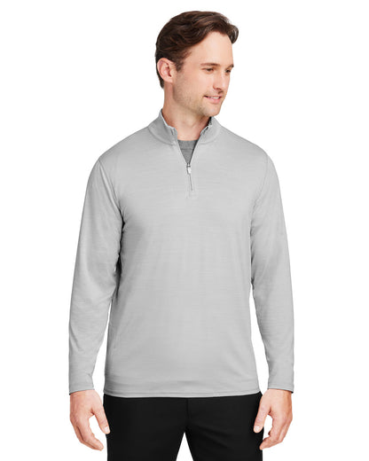 Puma Golf Men's Cloudspun Quarter-Zip 532016 #color_HIGH RISE HTHR