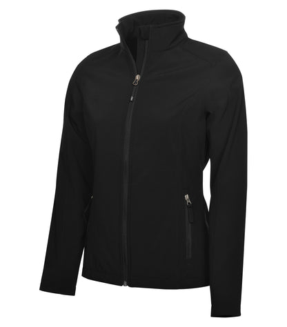 Coal Harbour Everyday Soft Shell Lds' Jkt L7603 #color_Black