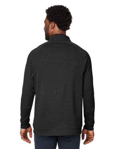 Devon & Jones New Classics® Men's Charleston Quarter-Zip DG481 #color_BLACK MELANGE