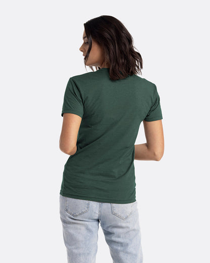 Next Level Apparel Unisex CVC Crewneck T-Shirt N6210 #color_HTHR FOREST GRN