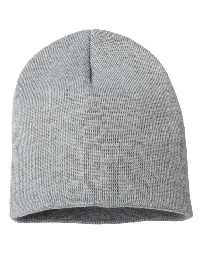 Sportsman 8" Beanie SP08 #color_Heather Grey