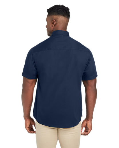 Harriton Men's Advantage IL Short-Sleeve Work Shirt M585 #color_DARK NAVY