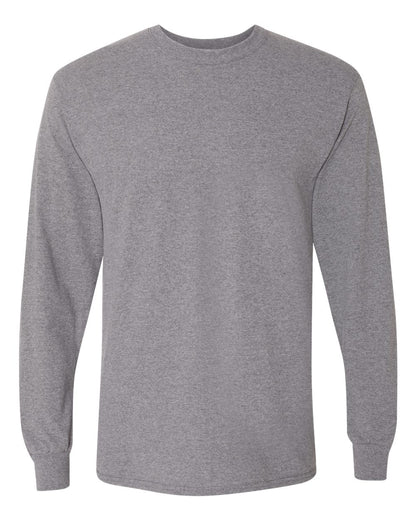 Gildan DryBlend® 50/50 Long Sleeve T-Shirt 8400 #color_Graphite Heather