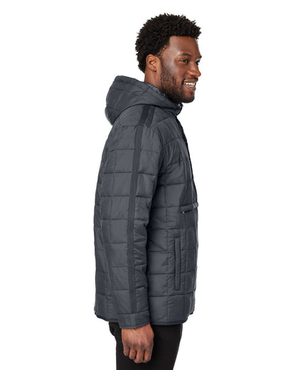 North End Unisex Aura Packable Anorak NE722 #color_CARBON