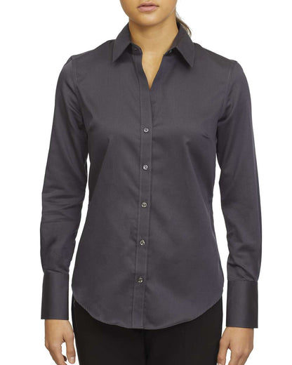 Calvin Klein Women's Non-Iron Dobby Shirt 18CC100 #color_Night