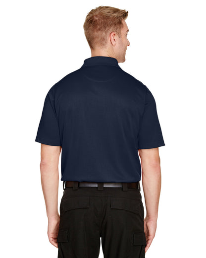 Harriton Men's Advantage Snag Protection Plus Polo M348 #color_DARK NAVY