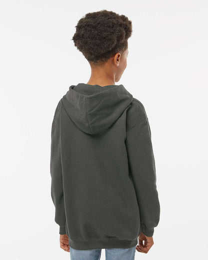 M&O Youth Fleece Pullover Hoodie 3322 #colormdl_Charcoal