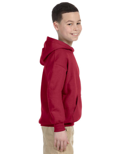 Gildan Youth Heavy Blend™ Hooded Sweatshirt G185B #color_CARDINAL RED